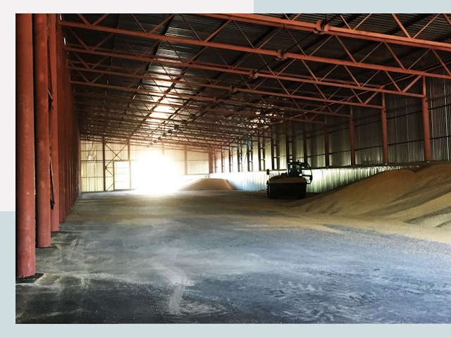 Строительство зернохранилищ в Сальске