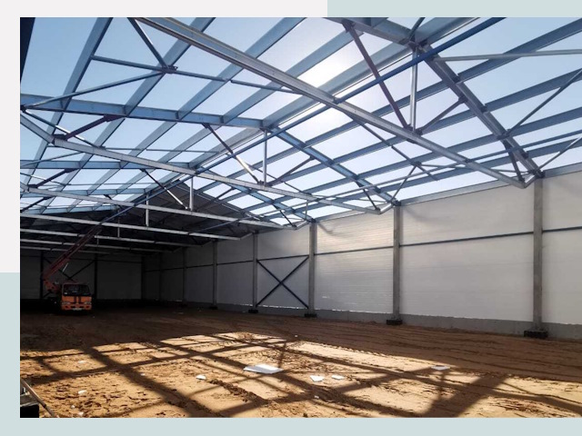 Строительство сенохранилищ в Сальске