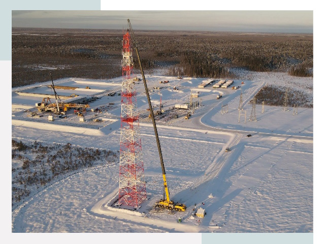 Мачты связи в Сальске