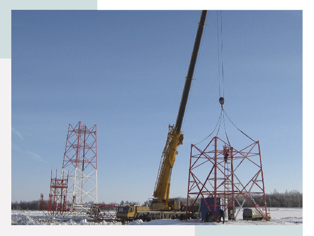 Монтаж вышек связи в Сальске