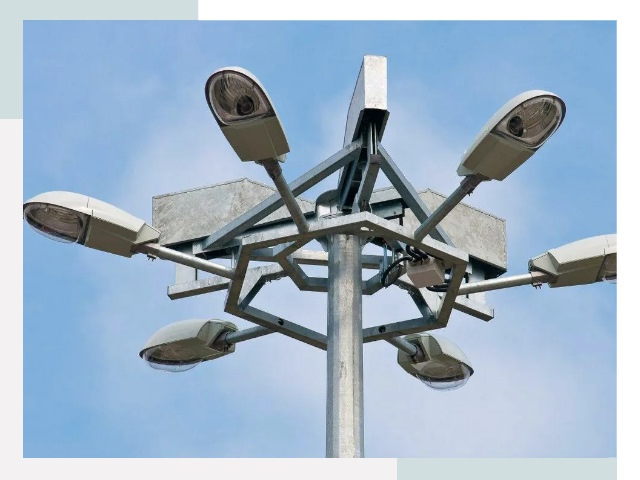 Монтаж осветительных мачт в Сальске