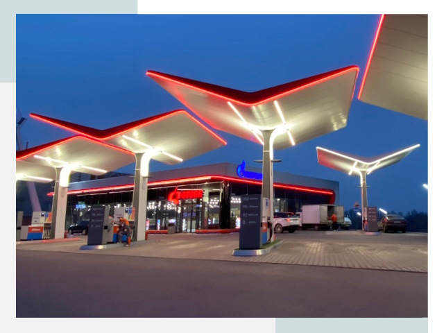 Навесы для АЗС в Сальске