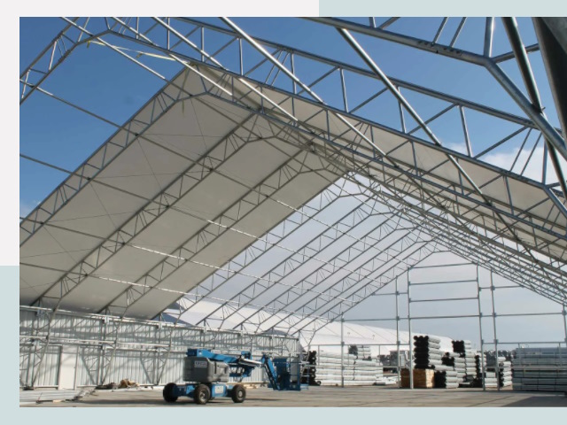 Каркасно-тентовые сооружения от СтальСтрой-Слс по цене 610 руб.