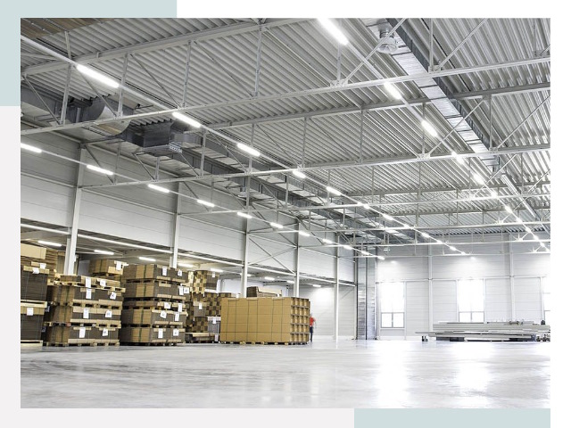 Освещение ангаров в Сальске