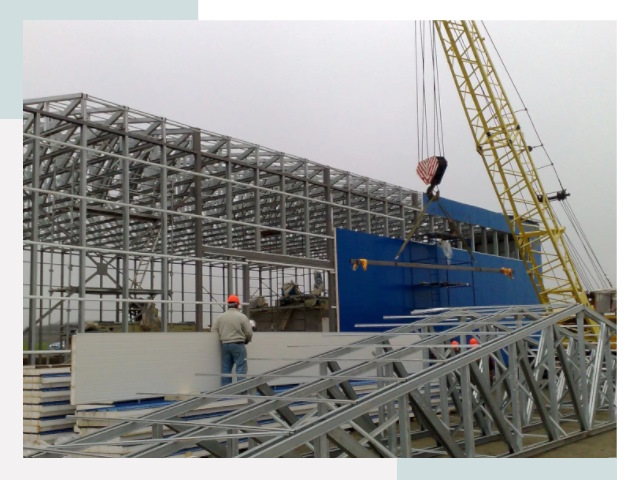 Монтаж ангаров в Сальске