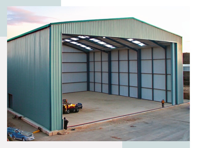 Строительство ангаров в Сальске