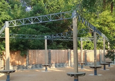 Терраса из металлоконструкций под ключ, проектирование, изготовление и монтаж от СтальСтрой-Слс